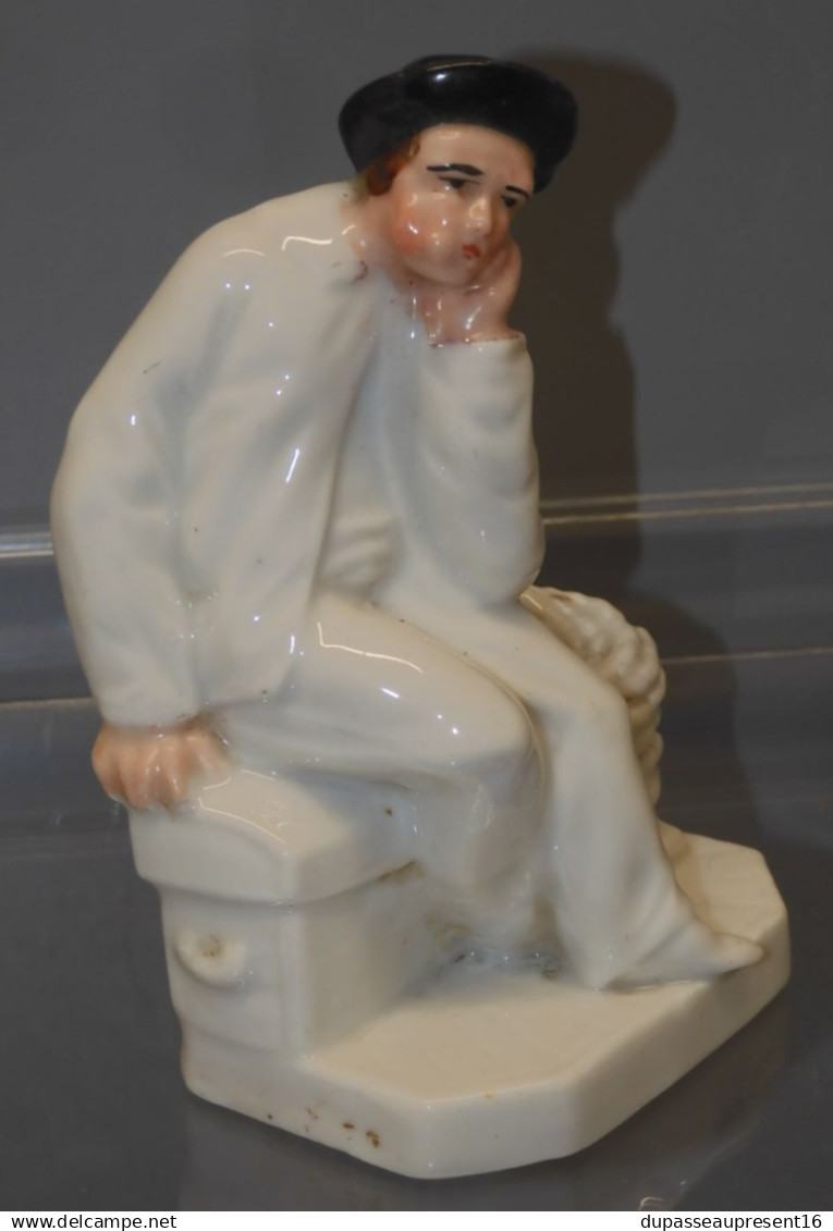 - ANCIEN ENCRIER PORTE PLUME PORCELAINE XIXe COLLECTION Déco Bureau Vitrine    E - Tintenfässer