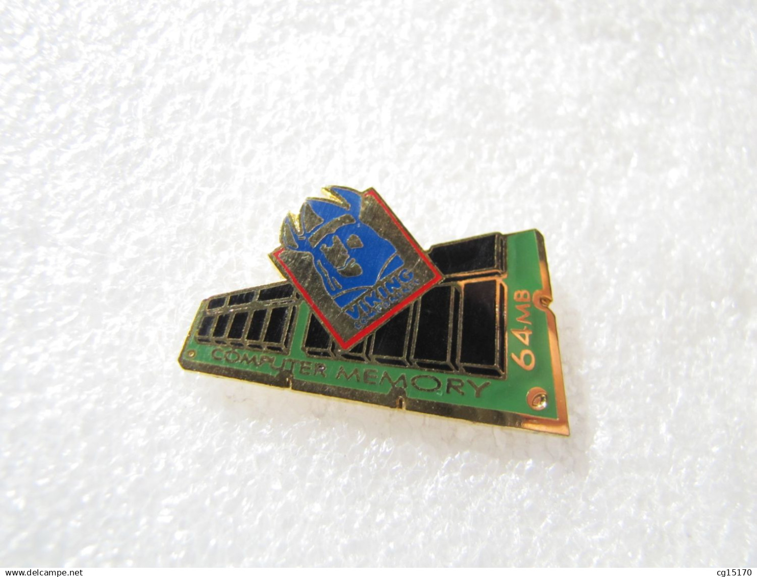 PIN'S    VIKING COMPONENTS   COMPUTER MEMORY  64 MB  Email Grand Feu - Informatica