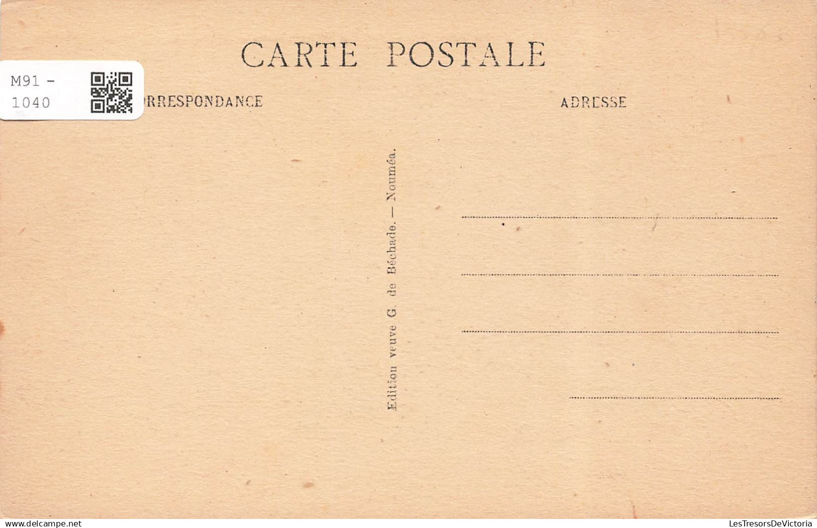 [-5%] NOUVELLE CALEDONIE - Bourail - La Roche Percée - Carte Postale Ancienne - Neukaledonien