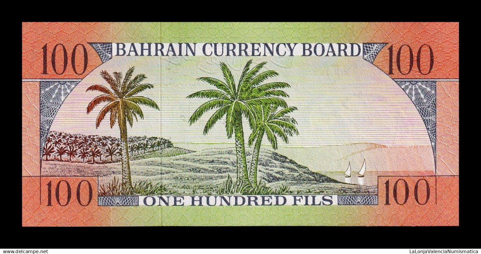 Baréin Bahrain 100 Fils L. 1964 Pick 1 Sc Unc - Bahrain