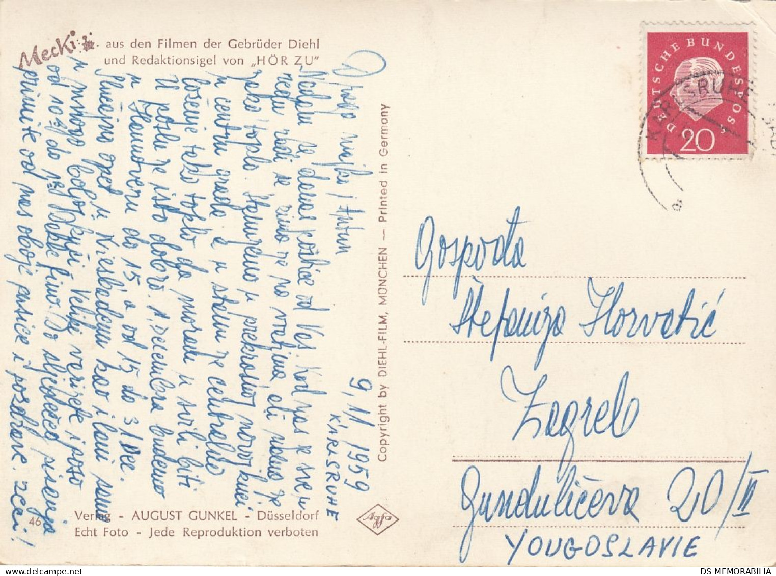 Mecki & Circus Frog , Mushroom 1959 - Mecki