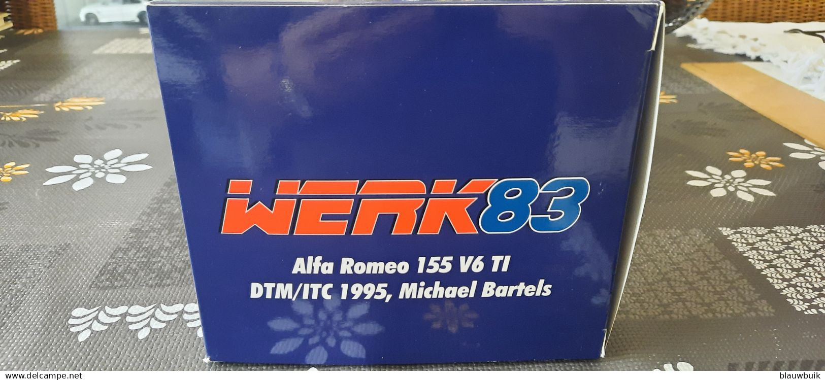 M. Bartels Alfa Romeo 155 V6 TI #19 Jäger-Tonic 1:18 - Altri & Non Classificati