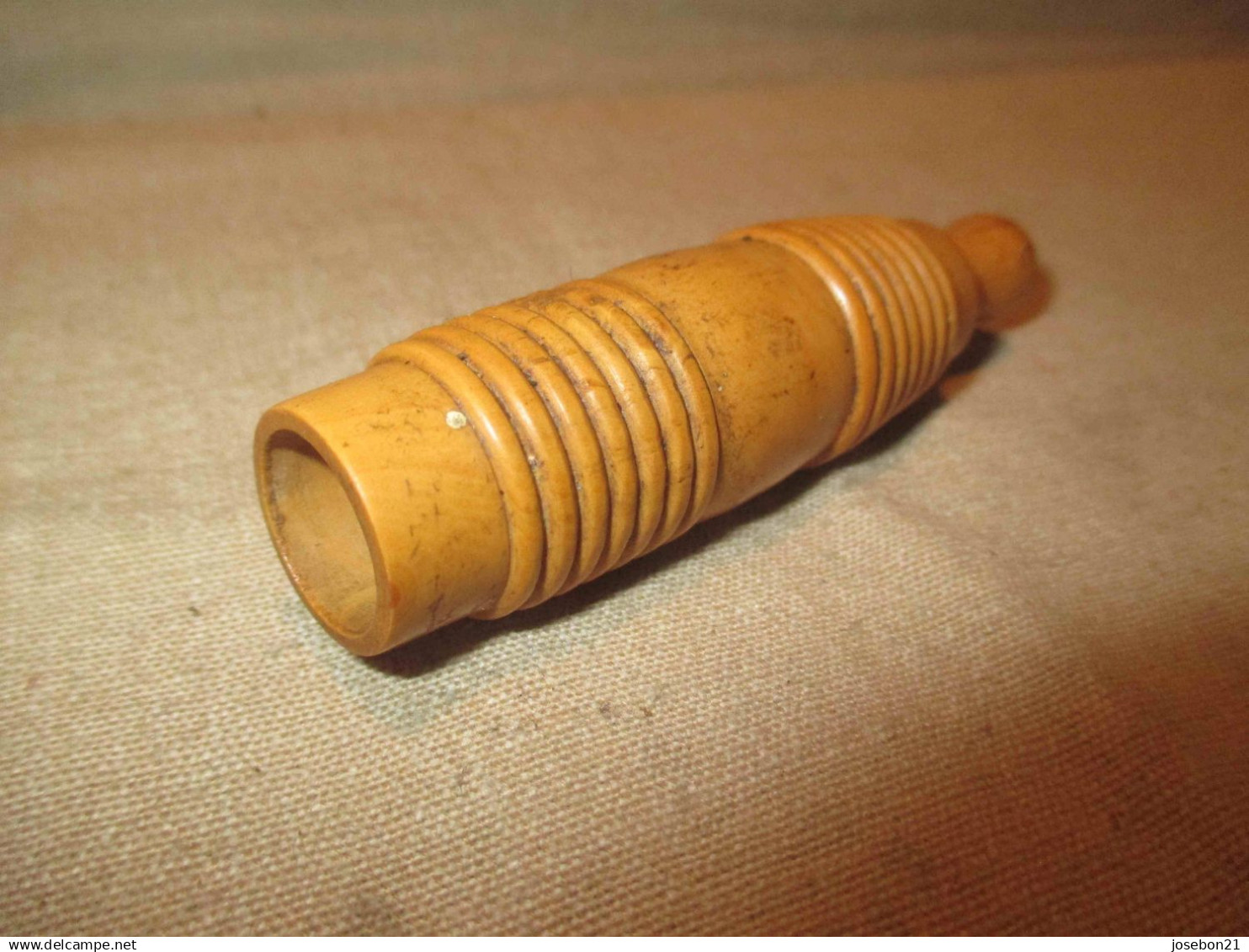 Ancien Appeau Buis Tourné Fin XIX ème Début XX ème - Outils Anciens