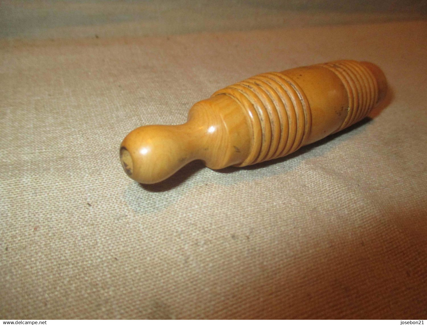 Ancien Appeau Buis Tourné Fin XIX ème Début XX ème - Outils Anciens
