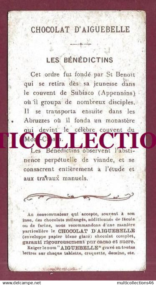 311024A - CHROMO CHOCOLAT D'AIGUEBELLE - ABBAYE DU MONT CASSIN - Bénédictins - Religieux - Aiguebelle