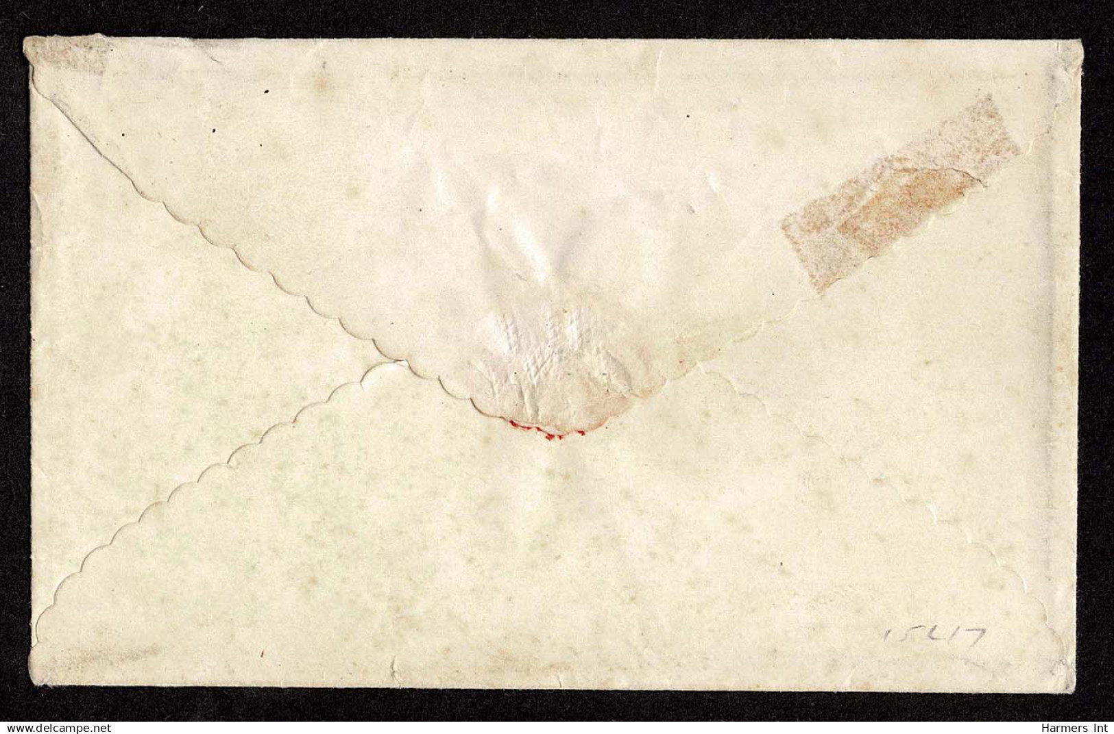 Lot # 034 UNITED STATES; Locals; Bloods Dispatch Post 1¢ Bronze On Black - Locals & Carriers