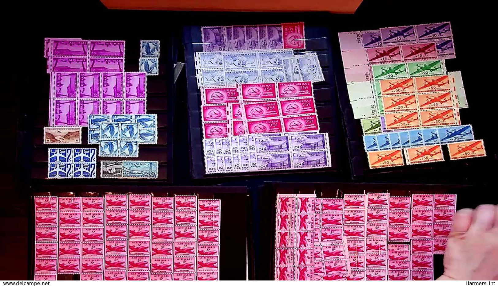 Lot # 049 UNITED STATES: 19th & 20th Century, a few hundred, some used classics to 1930's Commemoratives, Air Post