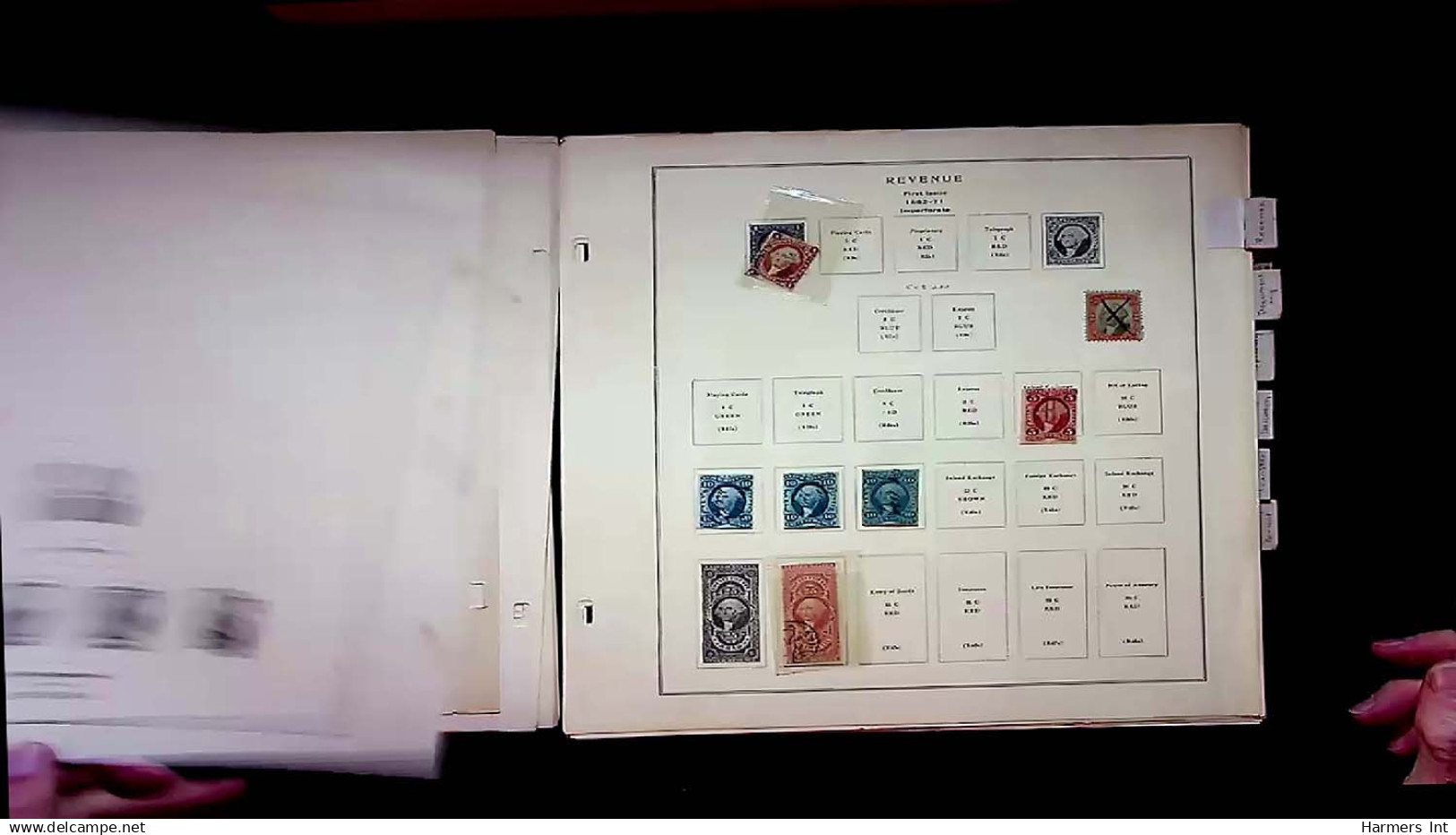 Lot # 052 UNITED STATES 19th & 20th Century remainder collection of many hundreds of stamps incl. cut squares