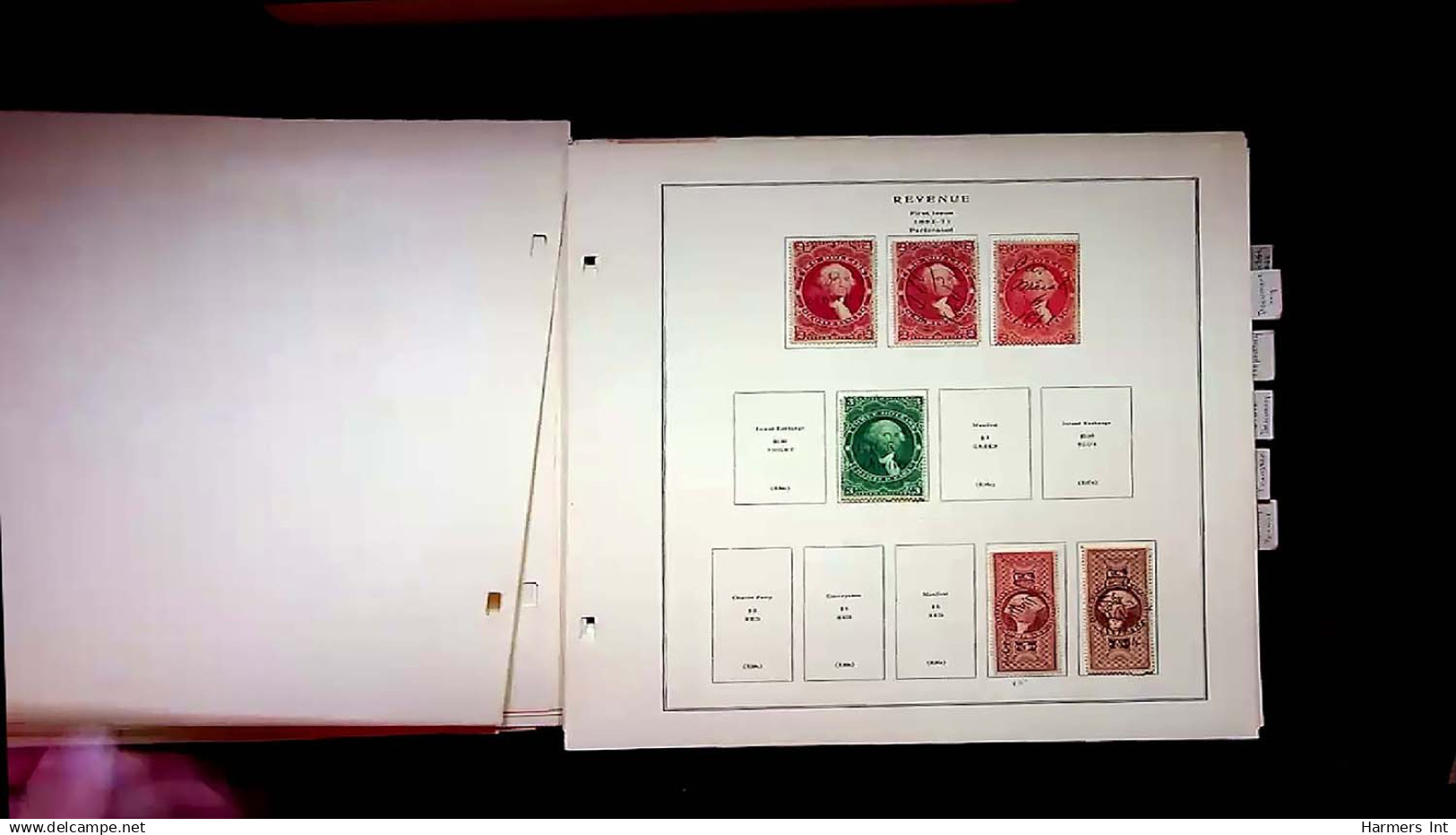 Lot # 052 UNITED STATES 19th & 20th Century remainder collection of many hundreds of stamps incl. cut squares