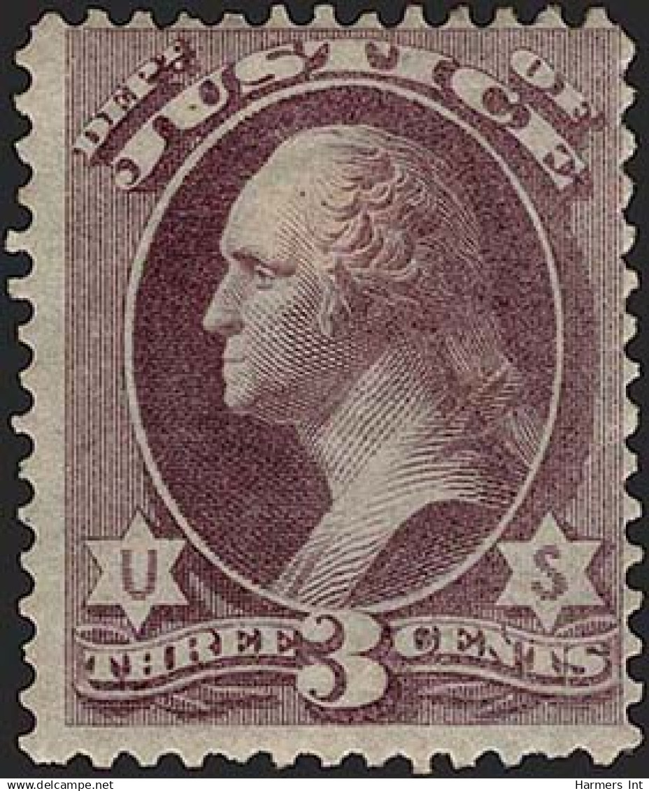 Lot # 054 United States Officials: 1873 Fine Group of 28 stamps on counter book pages