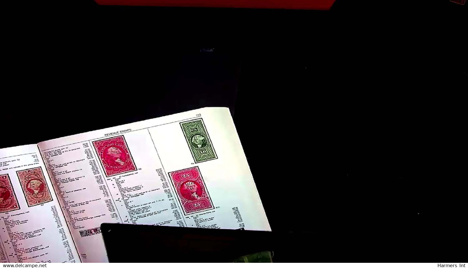 Lot # 057 UNITED STATES: Revenues; 19th Century Perforated Issues, the remainder  31 blocks and strips (up to 49)
