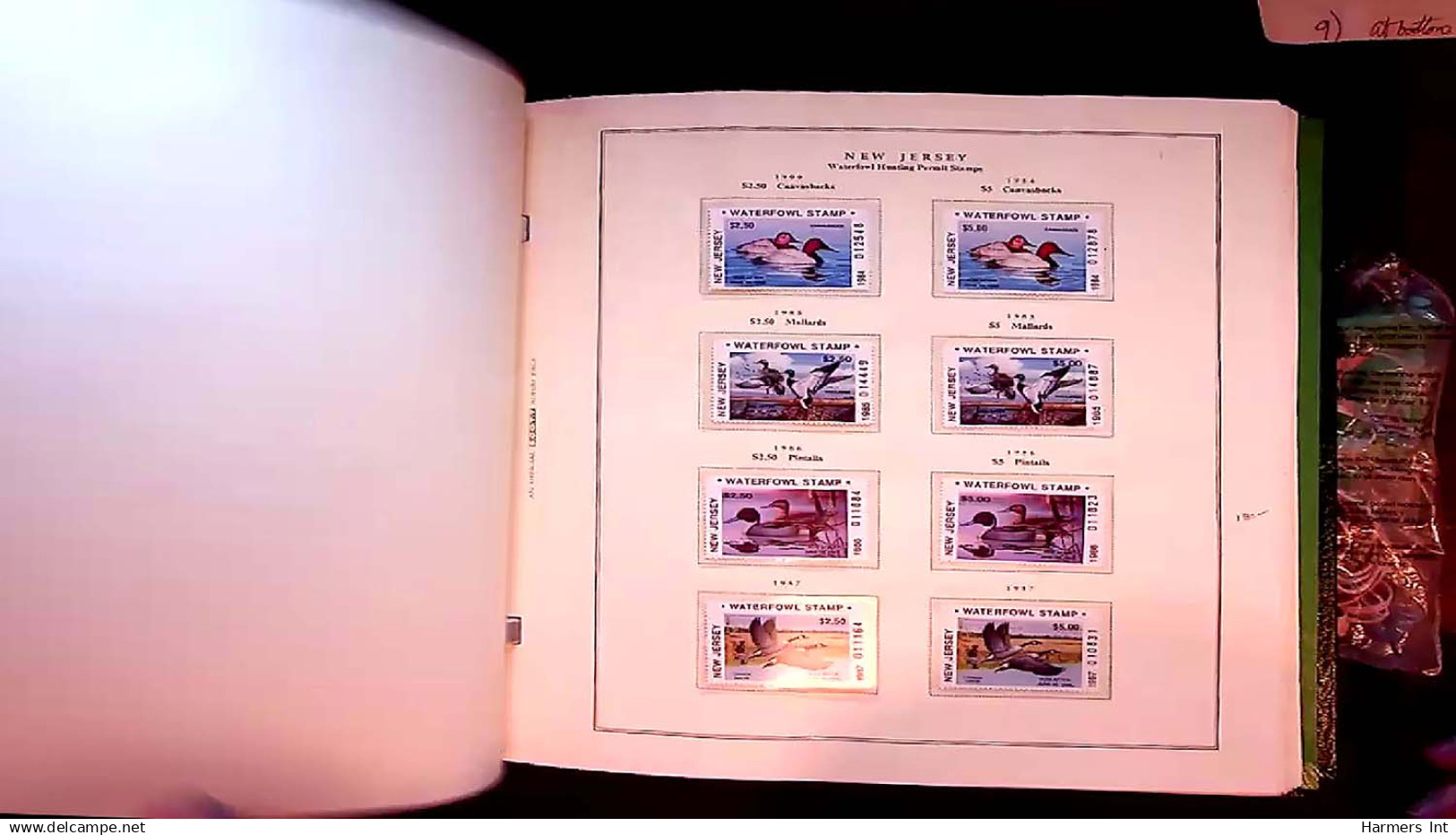 Lot # 059 UNITED STATES: State Duck Stamps: 1978 - 2004 Collection of many hundred in 2 Scott Specialty Albums
