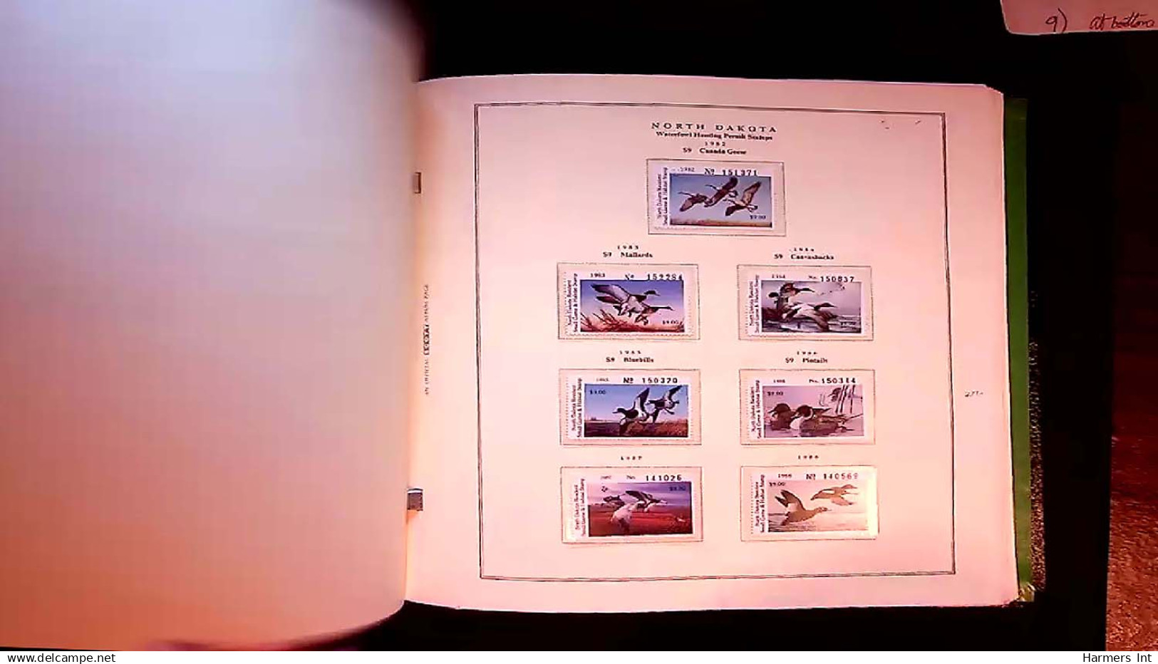 Lot # 059 UNITED STATES: State Duck Stamps: 1978 - 2004 Collection of many hundred in 2 Scott Specialty Albums