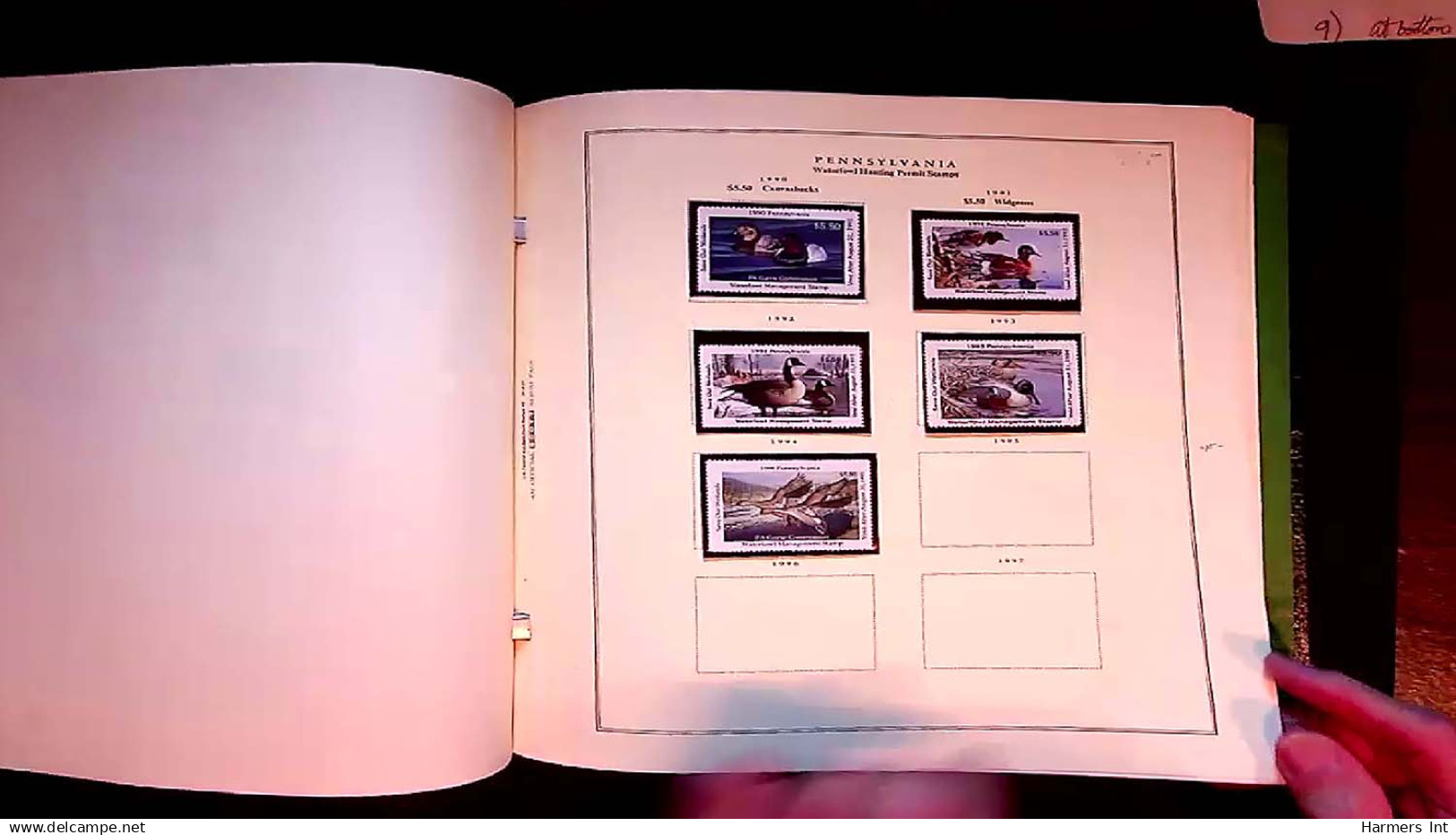 Lot # 059 UNITED STATES: State Duck Stamps: 1978 - 2004 Collection of many hundred in 2 Scott Specialty Albums