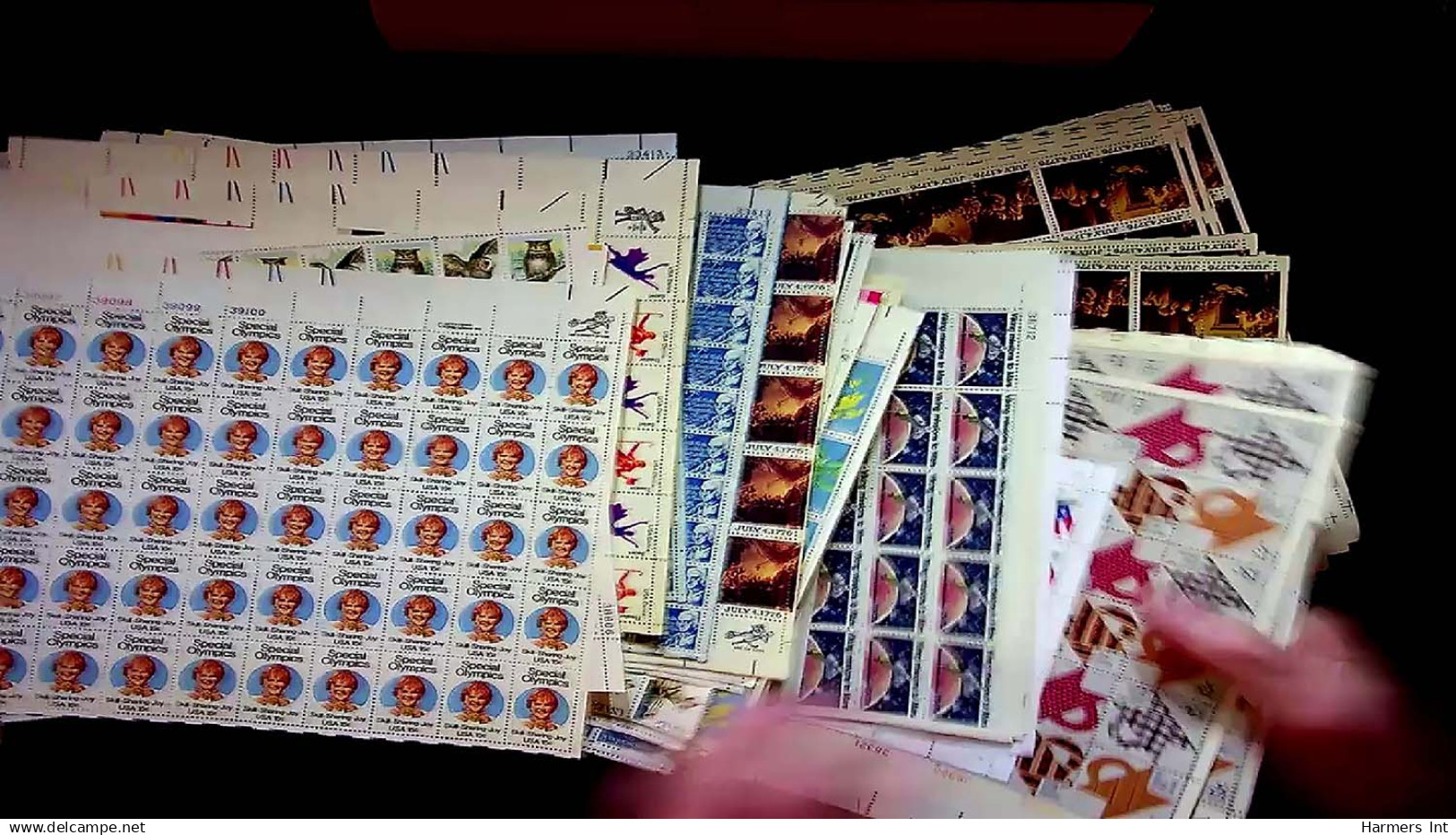 Lot # 060 UNITED STATES: New Issues; Complete Full Sheets; Several hundred