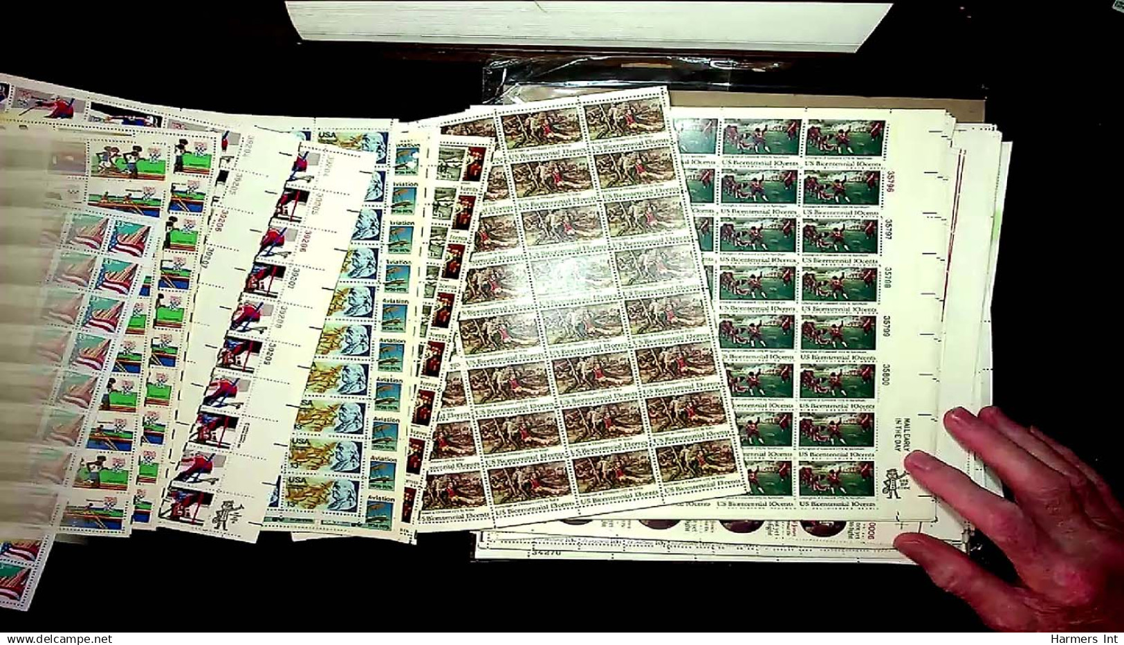 Lot # 060 UNITED STATES: New Issues; Complete Full Sheets; Several hundred