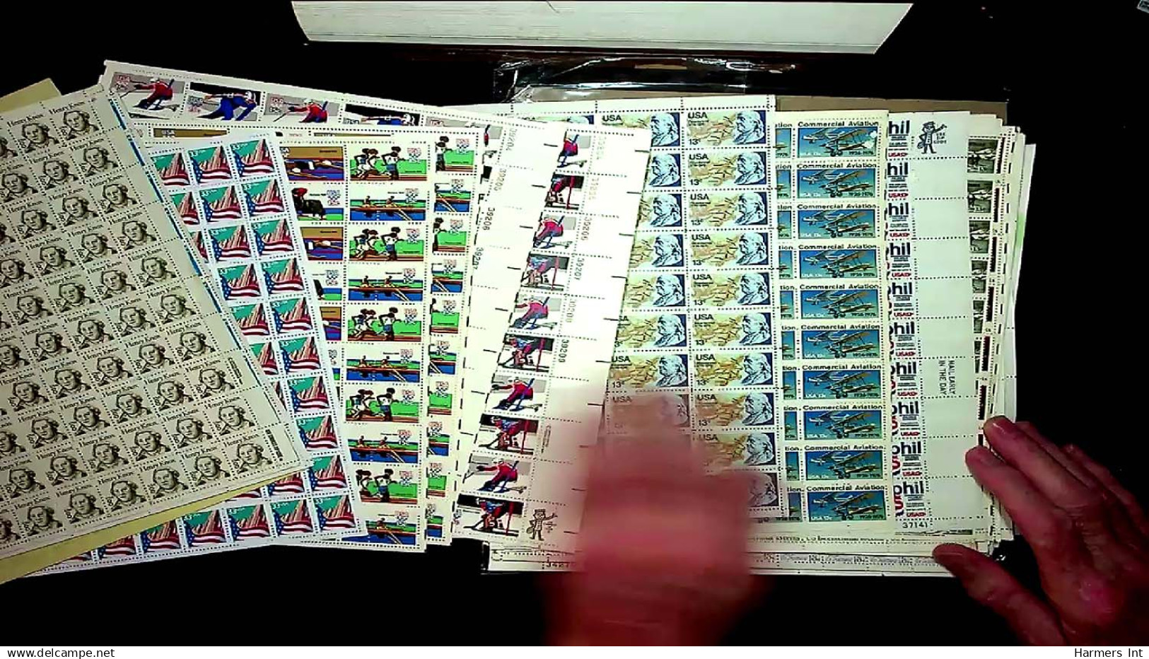 Lot # 060 UNITED STATES: New Issues; Complete Full Sheets; Several hundred