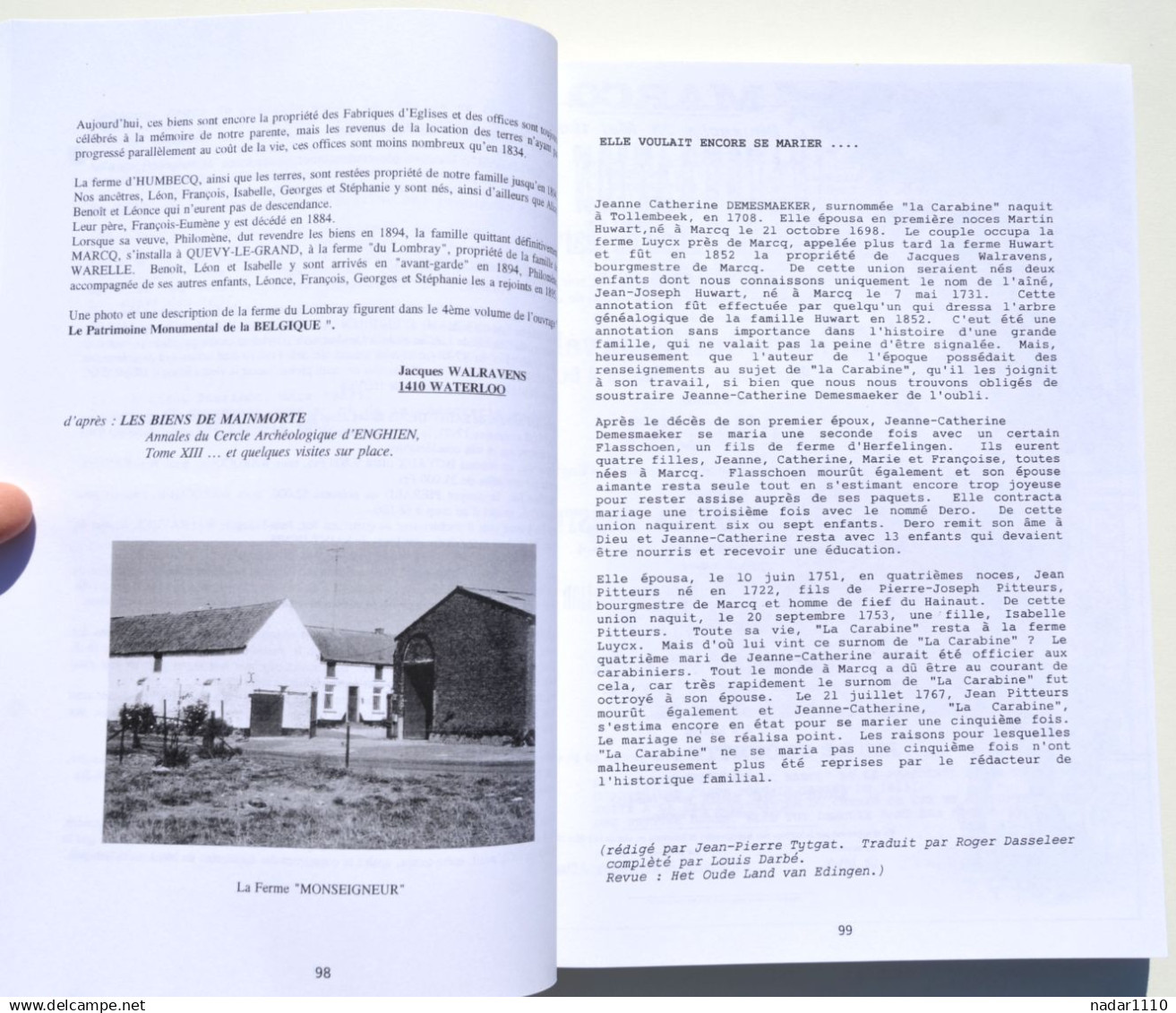 Marcq - Labliau Mon Village - Louis Darbe & Roger Dasseleer / Enghien, Edingen, Mark, Abele - Belgique