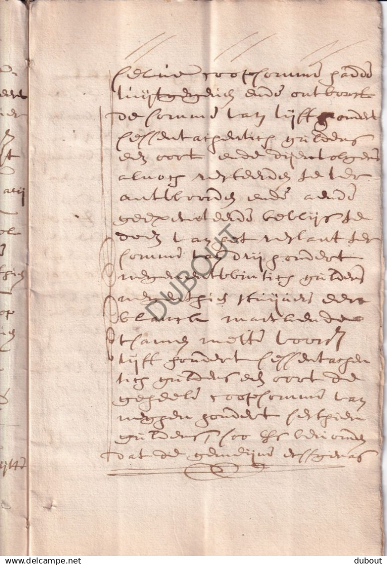 Leuven: Manuscript Notarisakte 1699  (V3459) - Manuscripts