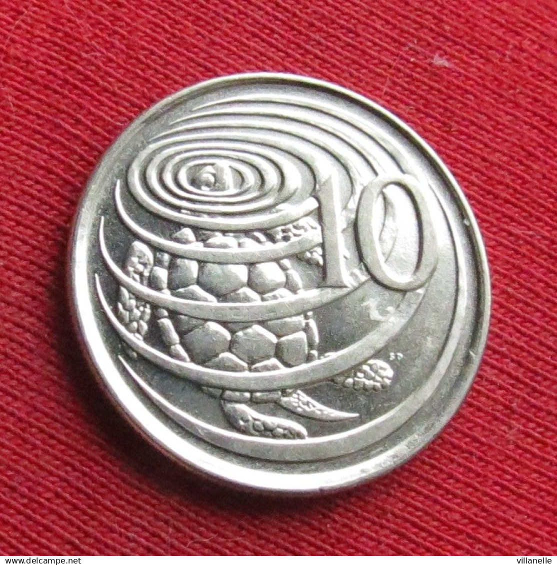 Cayman Islands 10 Cents 1992 KM# 89a Lt 1772 Turtle  Iles Caymans Caimão Caiman Islas - Iles Caïmans