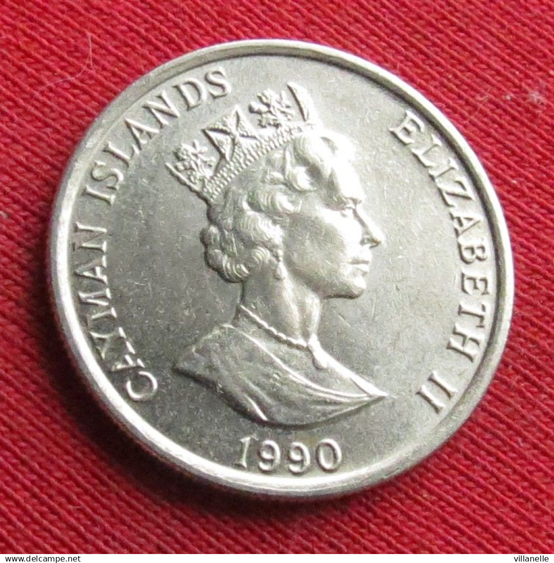 Cayman Islands 10 Cents 1990 KM# 89 Lt 1775 *V2T Turtle  Iles Caymans Caimão Caiman Islas - Iles Caïmans