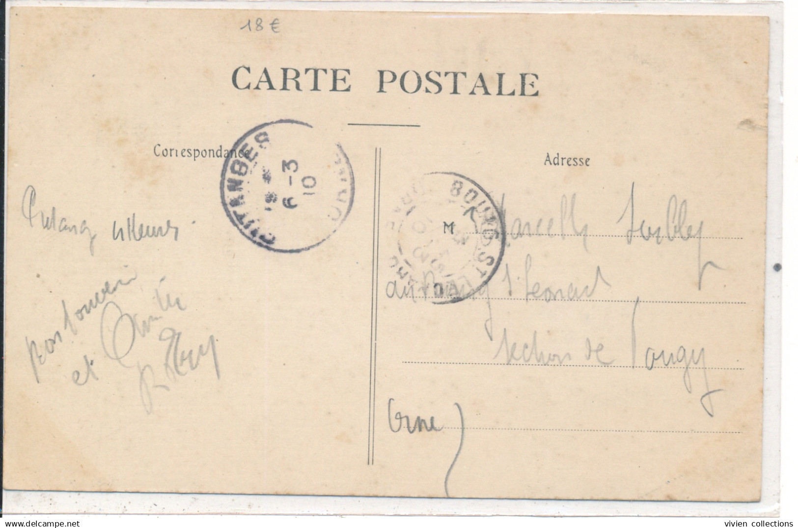 Putanges Pont Ecrepin (61 Orne) Les Bords De L'Orne - édit. Lizot Phot. Billonnet Carte Toilée Colorisée - Putanges