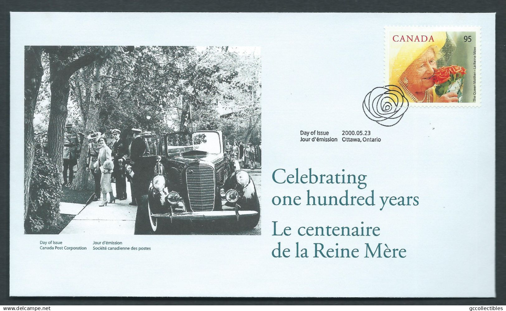 Canada #1856 Full Pane Of 9 In Protective Folder MNH + FDC - A Royal Centenarian - Full Sheets & Multiples