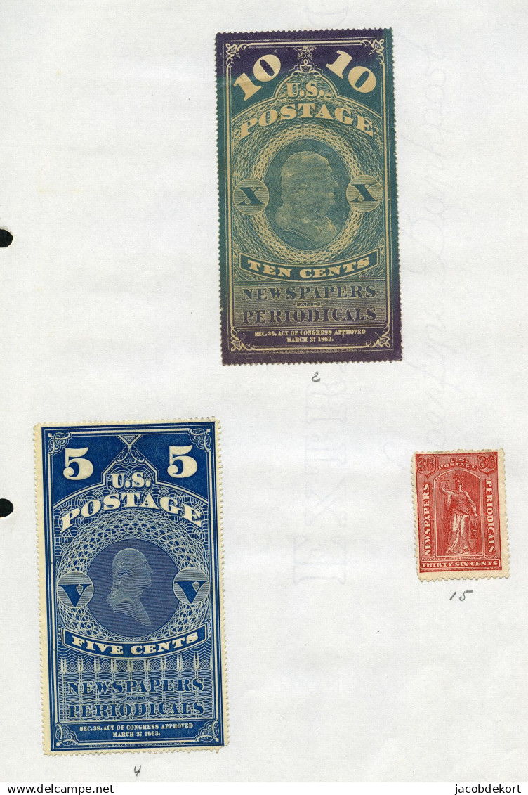 USA 1863-1922 used collection in mixed condition and 'back of the book' Interesting
