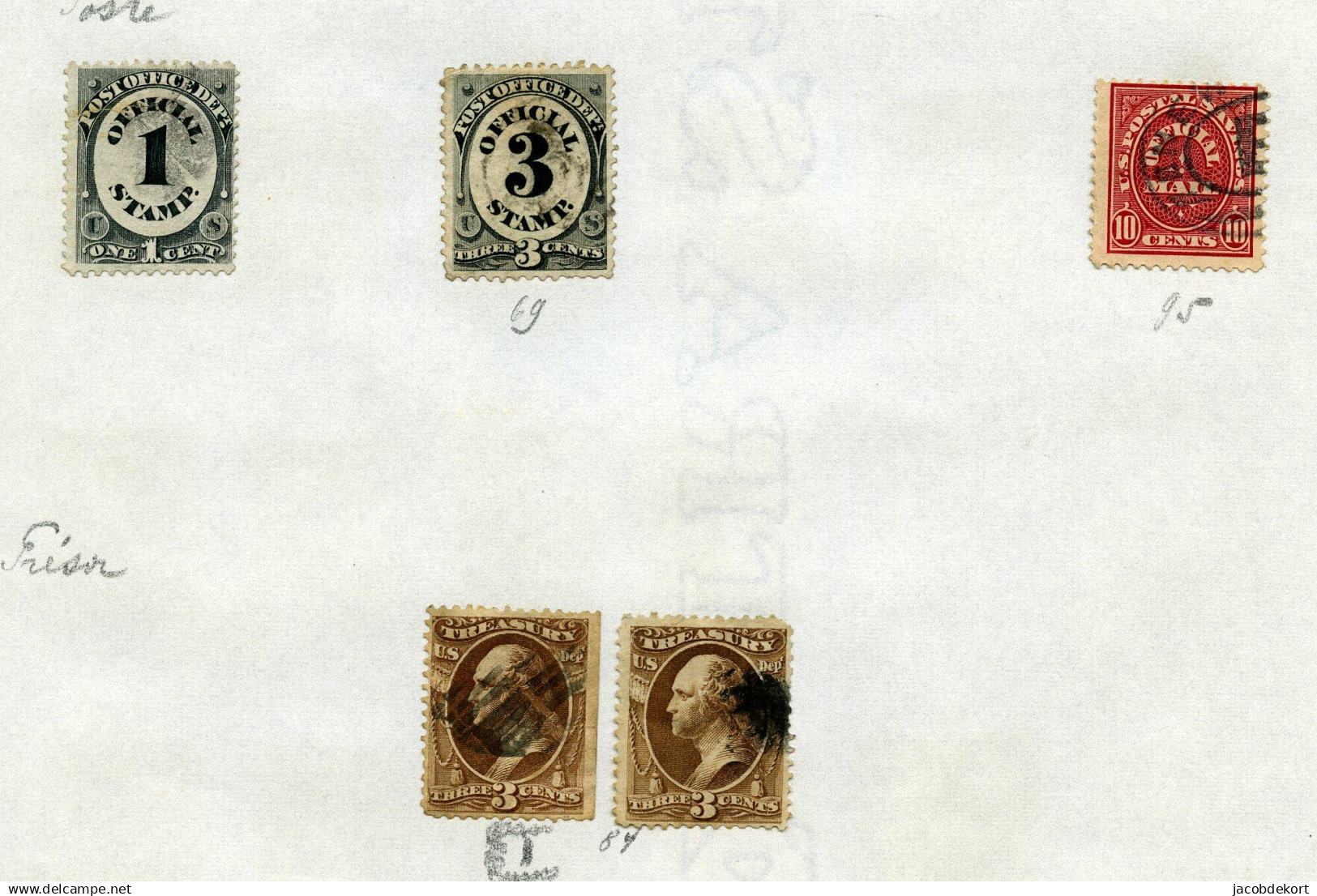 USA 1863-1922 used collection in mixed condition and 'back of the book' Interesting