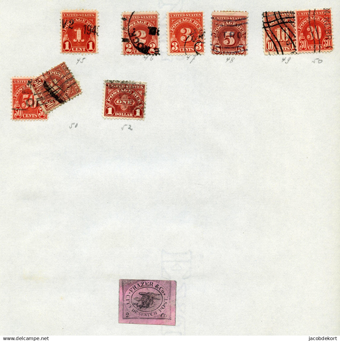 USA 1863-1922 used collection in mixed condition and 'back of the book' Interesting