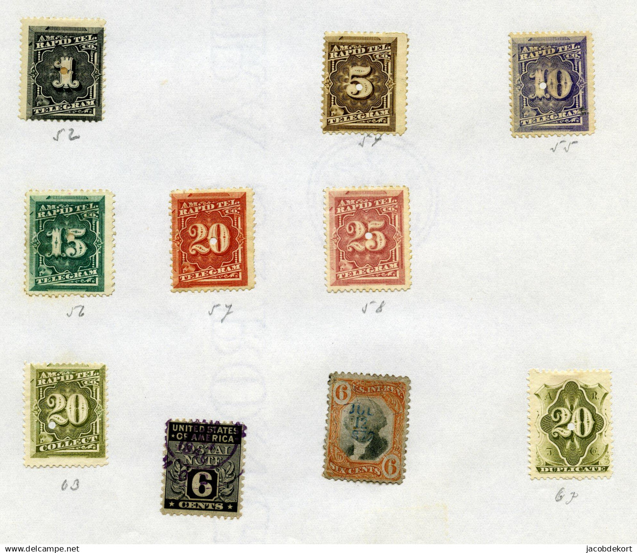USA 1863-1922 used collection in mixed condition and 'back of the book' Interesting