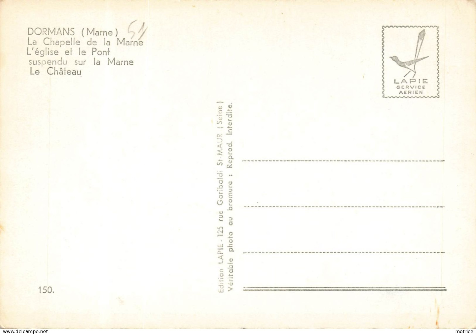 DORMANS - Carte Multi-vues. - Dormans