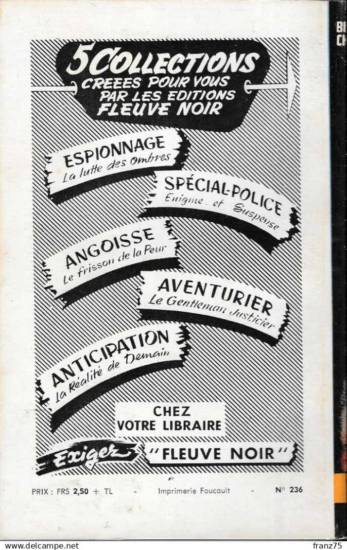 Rendez-vous Sur Un Monde Perdu-B. CHANDLER-Fleuve Noir-1963-TBE - Fleuve Noir