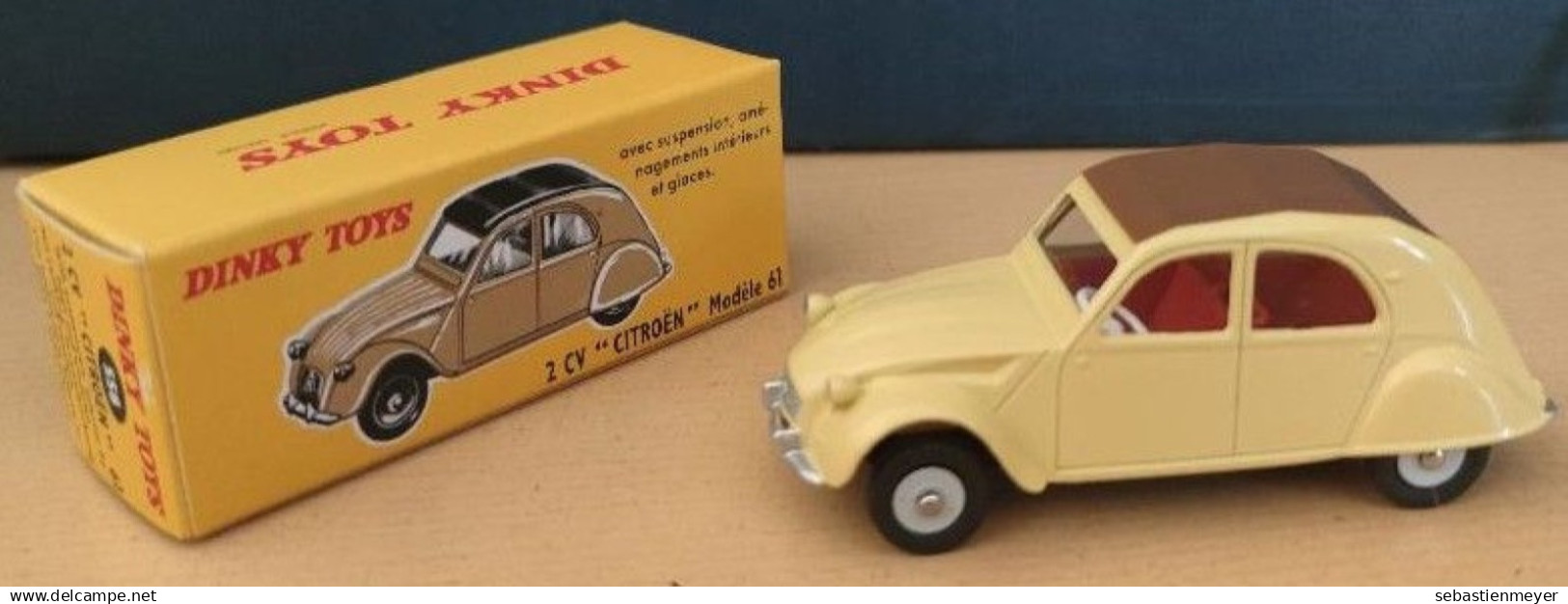 DINKY TOYS ATLAS 558 CITROEN 2CV 1961  NEUF - Dinky