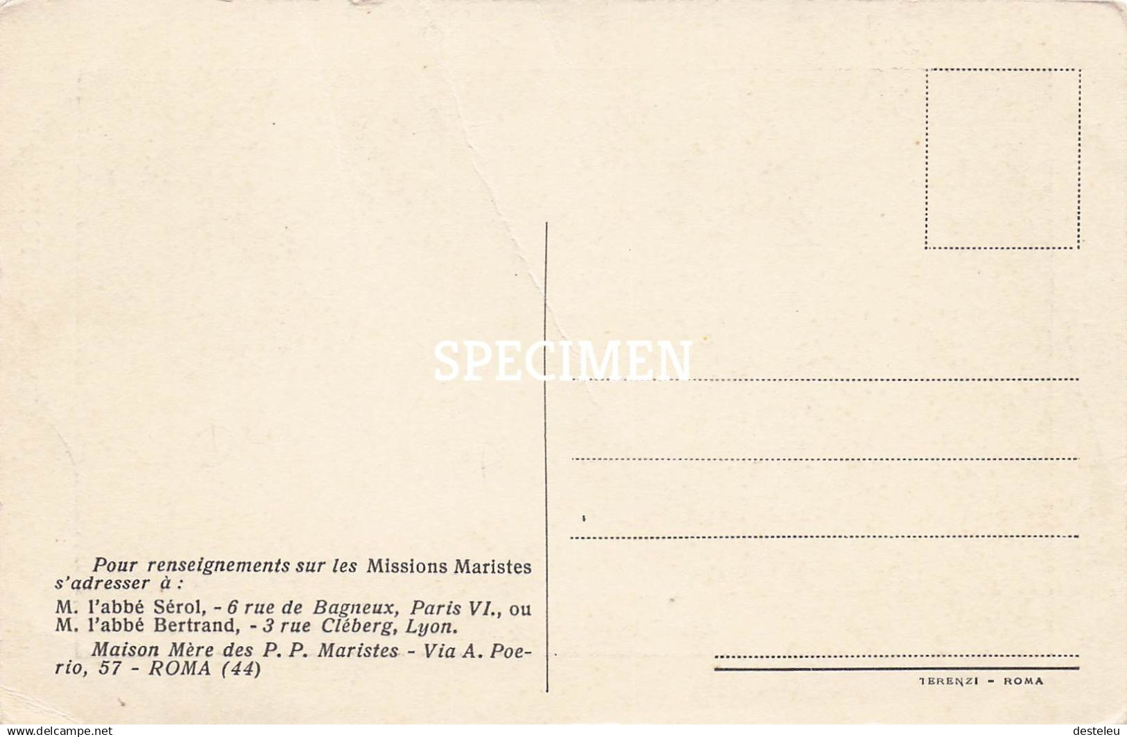 Missions  Maristes D'Océanie - Iles Salomon - Une Mère Et Son Enfant - Solomoneilanden