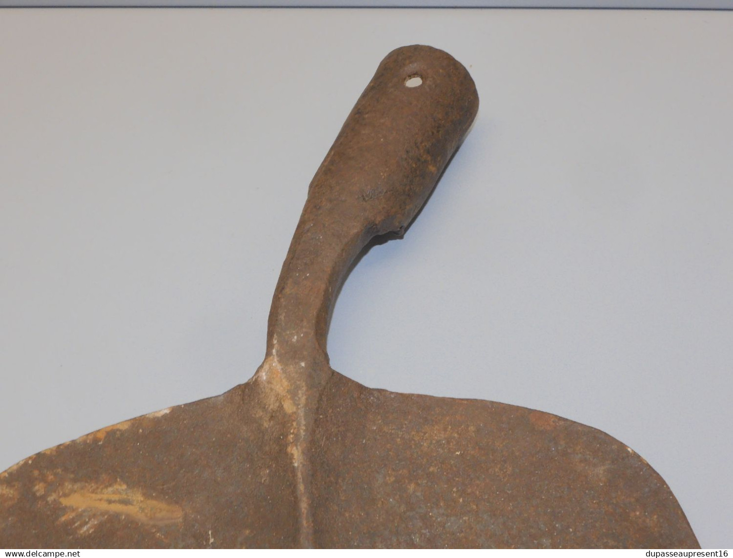 - BELLE ANCIENNE FOUËNE FOENE FER Forgé XVIII/XIXe OUTIL de Pêcheur PECHE   E