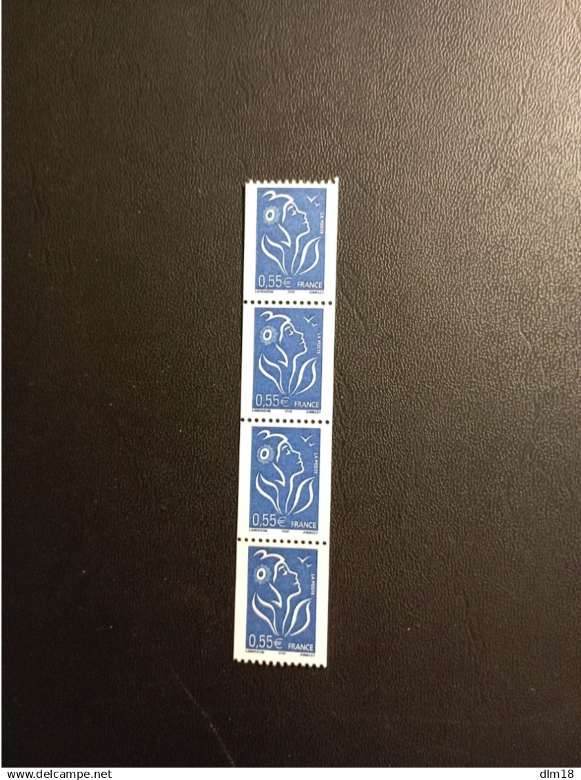 Timbres France 2008 - Marianne De LAMOUCHE - Série N°4153 à 4159 (**) + 4127 (autoadhésif)