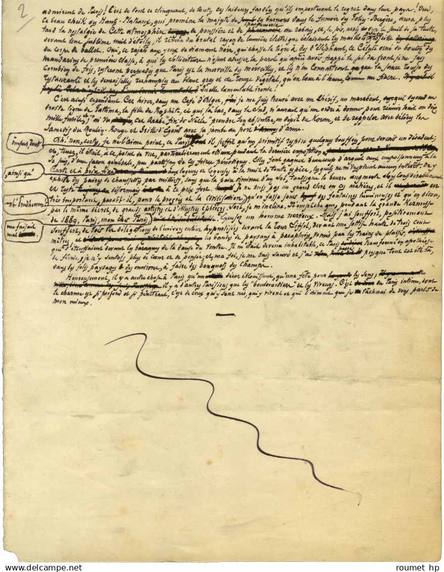 COPPÉE François (1842-1908), Poète, Dramaturge, Romancier Et Académicien Français -/- PARIS. - Altri & Non Classificati