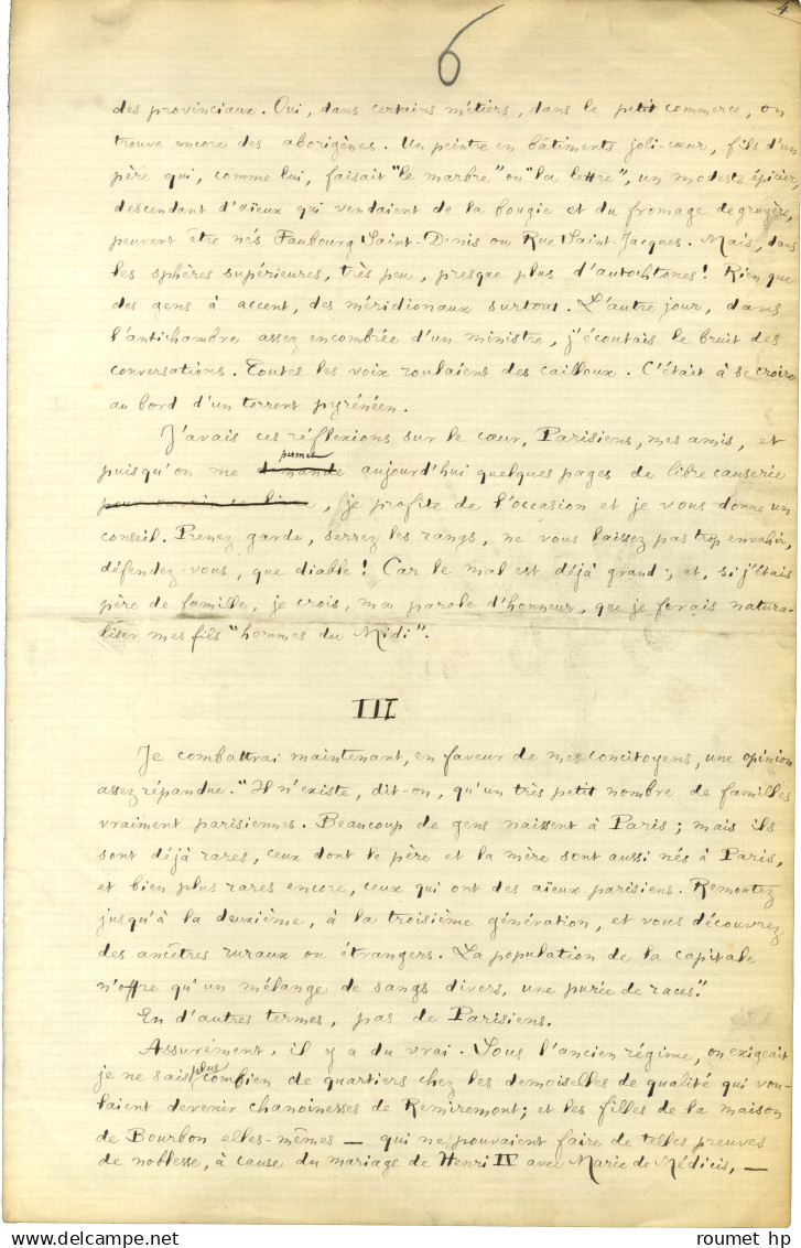 COPPÉE François (1842-1908), Poète, Dramaturge, Romancier Et Académicien Français -/- PARIS. - Altri & Non Classificati