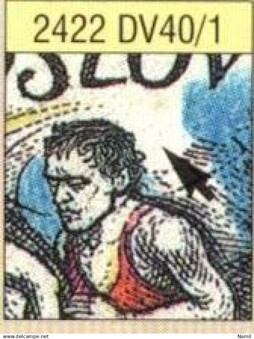 ** Tchécoslovaquie 1980 Mi 2551 (Yv 2375), (MNH)**, Varieté, Position 40/1 - Abarten Und Kuriositäten