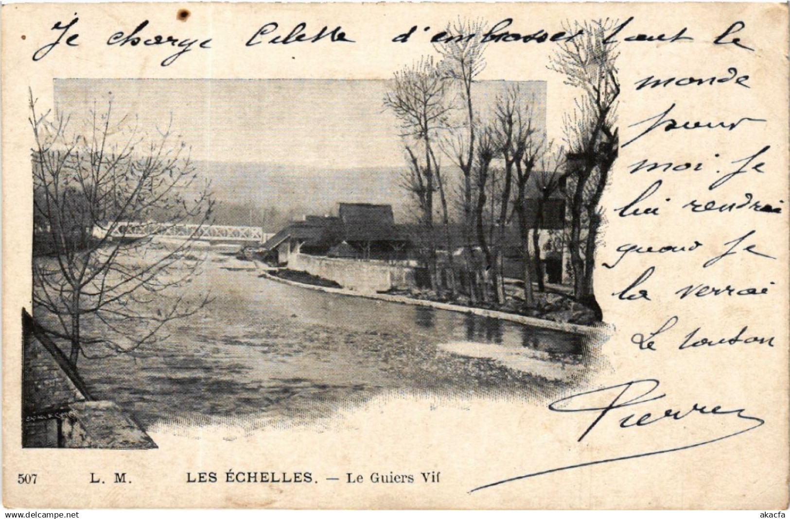 CPA Les Echelles - Le Guiers Vif (583344) - Vif