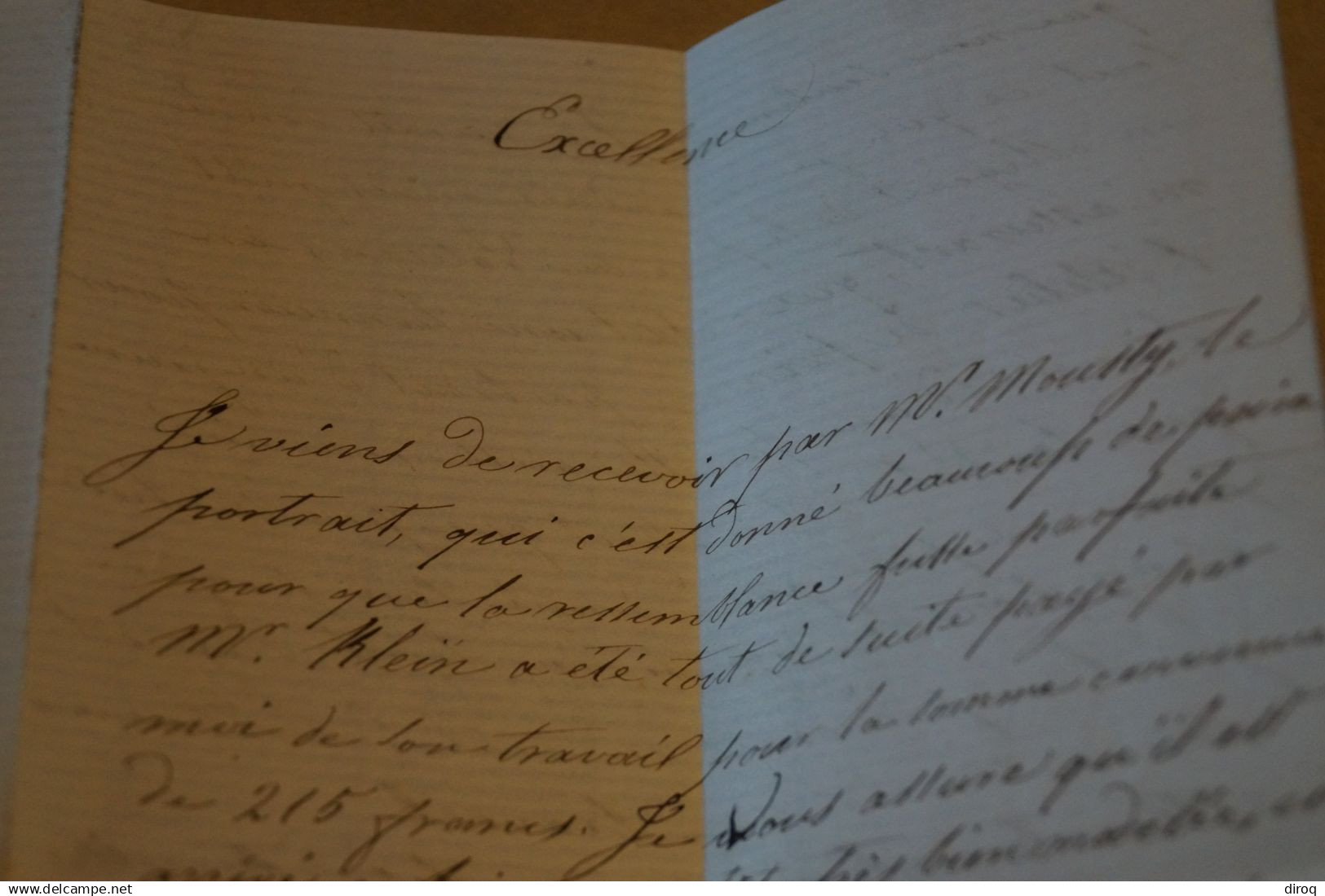16 anciens Documents manuscrits + envois du Comte Carlos D'Alcantara,gradé de l'armée des Zouaves,Vatican