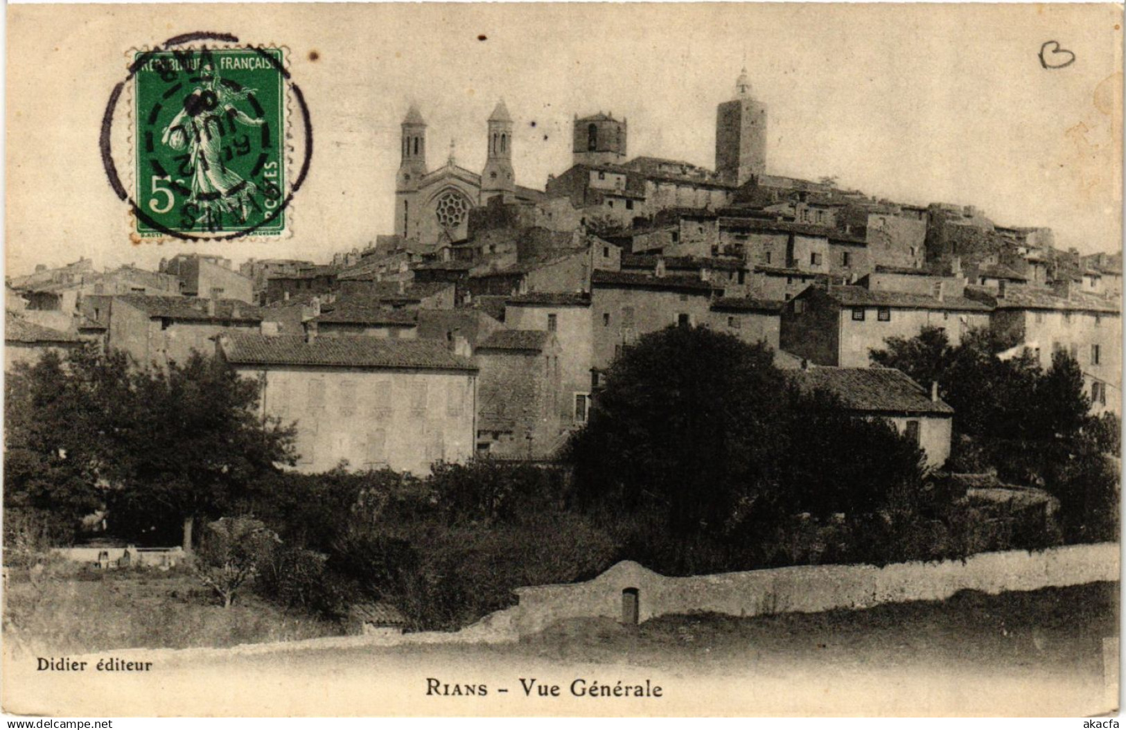 CPA RIANS Vue Générale (411232) - Autres & Non Classés