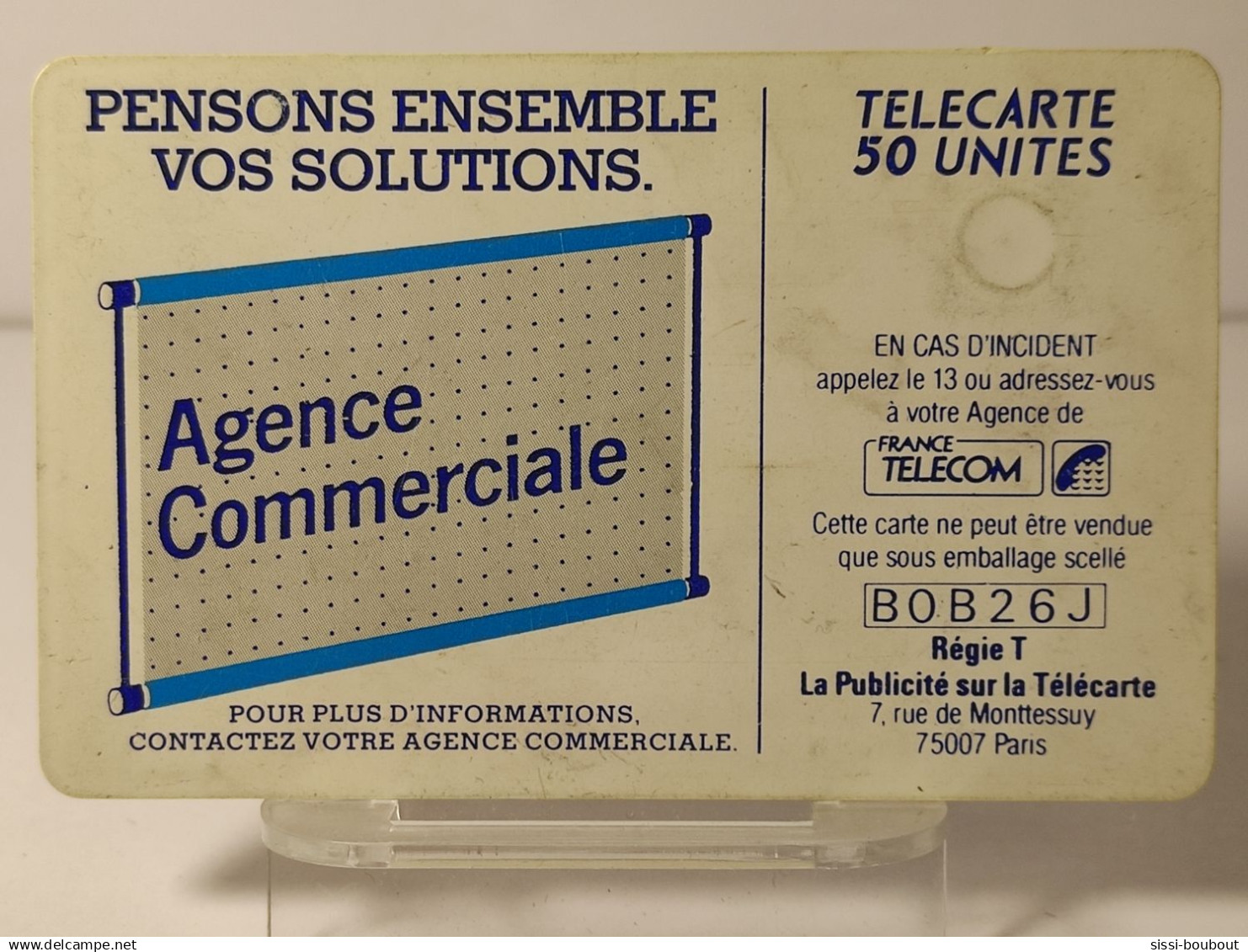Télécarte France Télécom - 50 Unités - Année: ???? - Pensons Ensemble Vos Solutions, Agence Commerciale - Telecom Operators