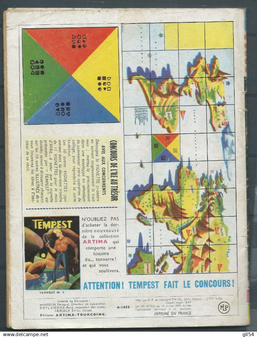 Vigor - Les évasions Mystérieuses - N° 16  - Dl 4-1955  --  CHA 0406 - Arédit & Artima