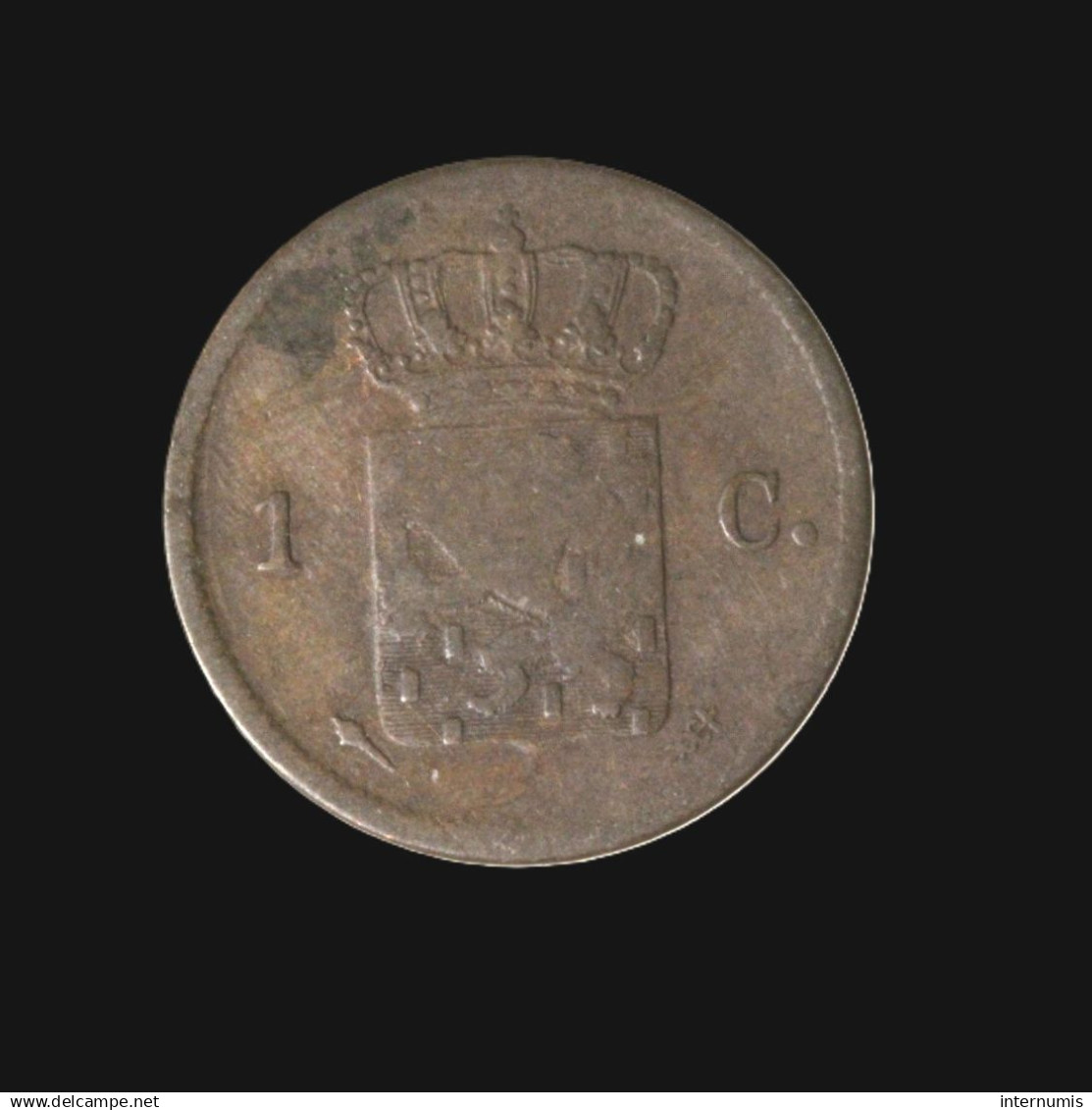  Pays-Bas / Netherlands, Willem I, 1 Cent 1822, TB+ (VF) - 1815-1840 : Willem I