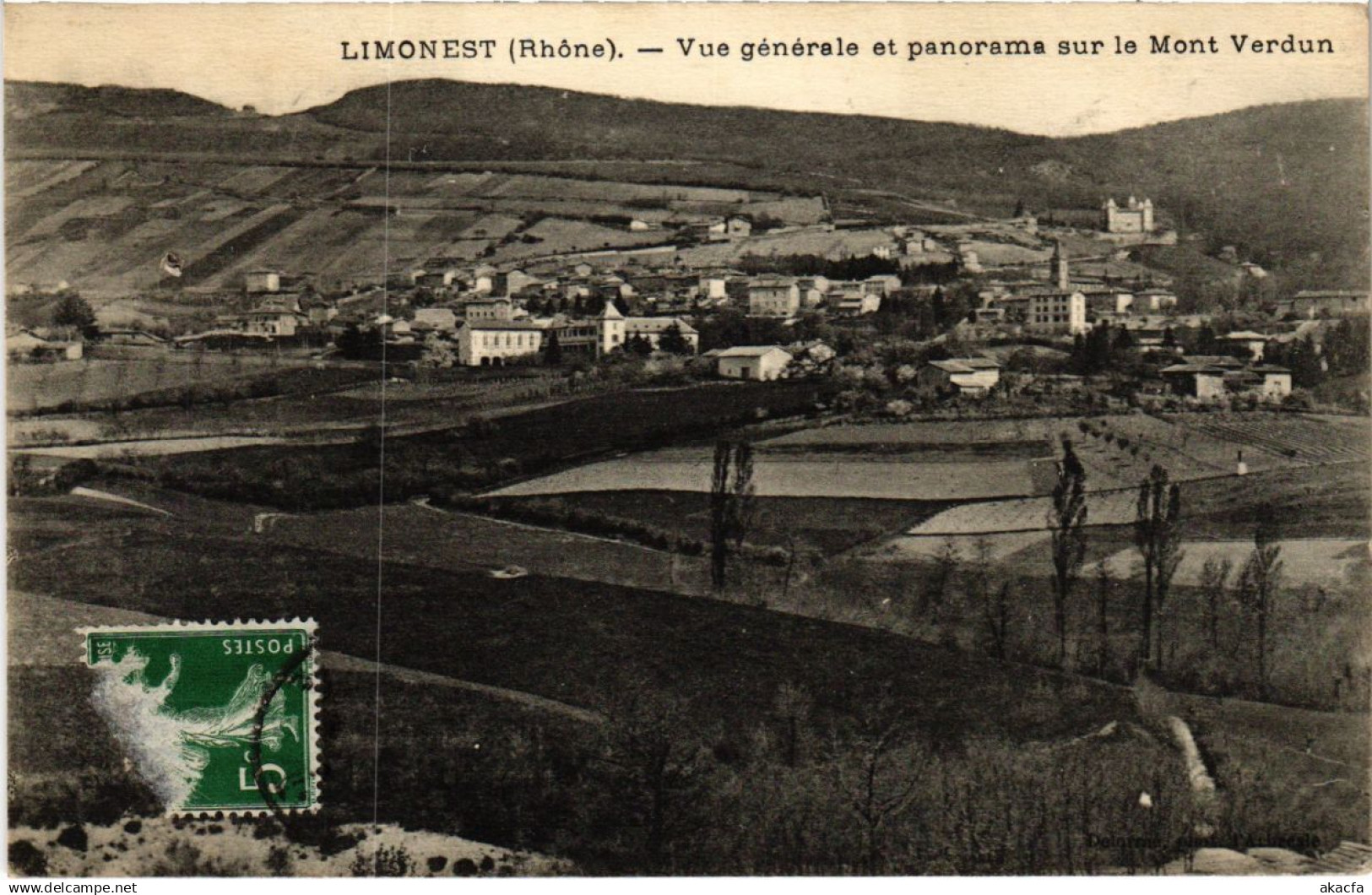 CPA Limonest - Vue Generale Et Panorama Sur Le Mont Verdun (1036594) - Limonest