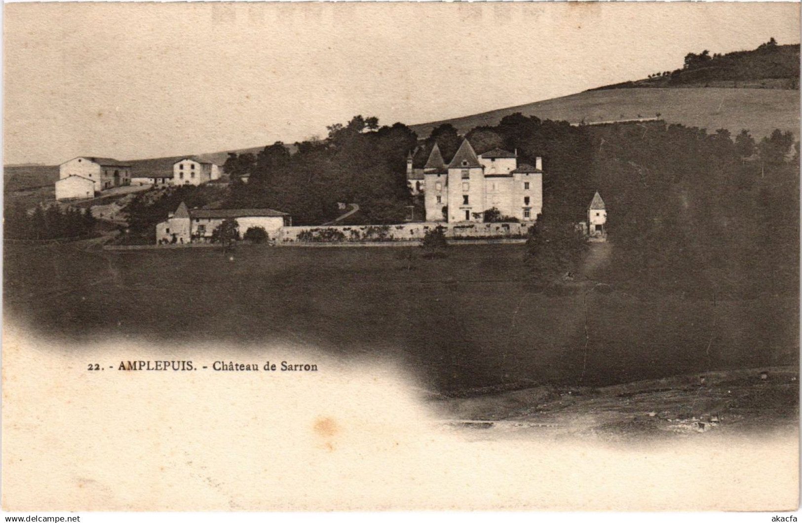 CPA Amplepuis - Chateau De Sarron (1036426) - Amplepuis