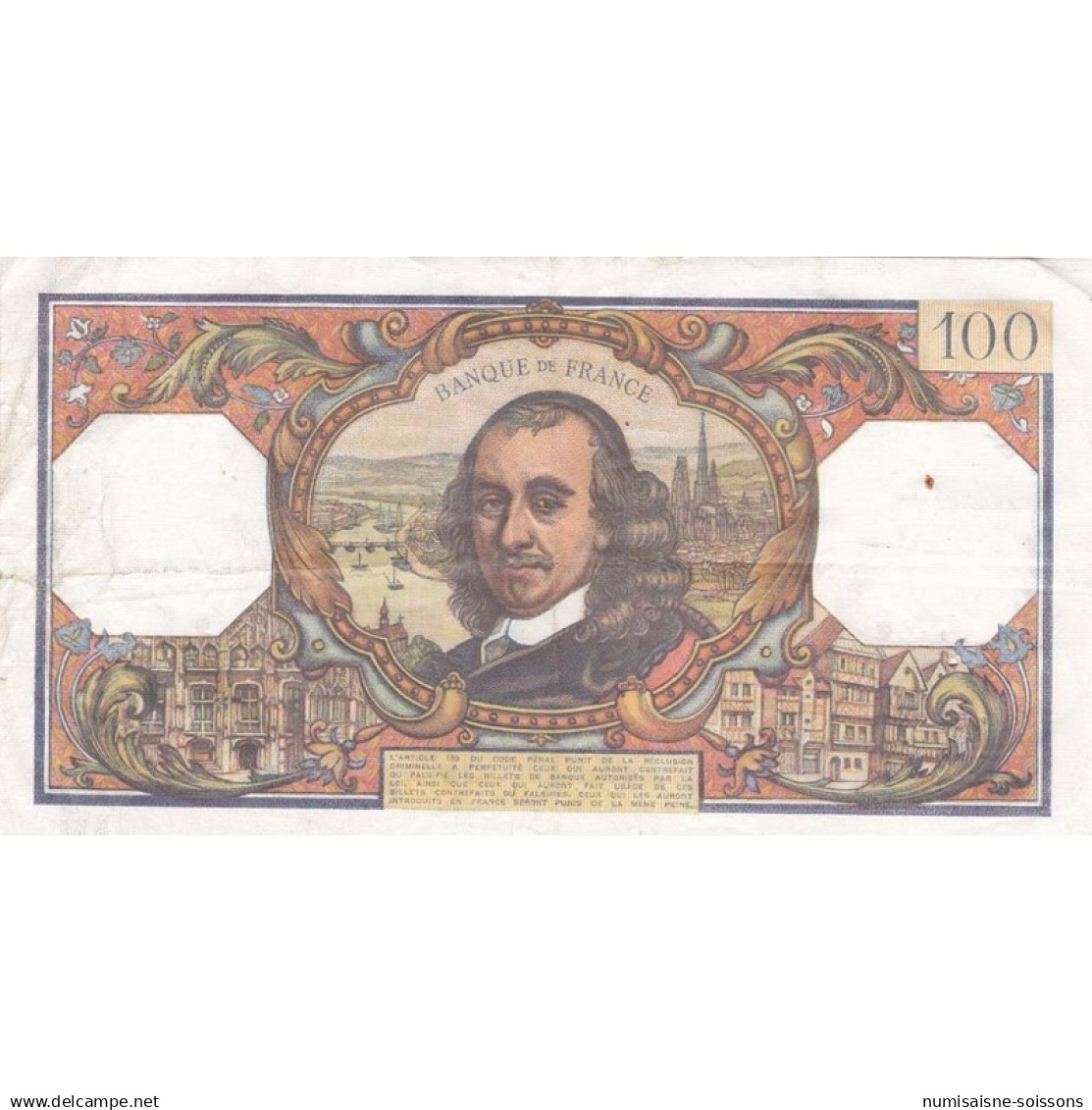 F.65/14 - 100 FRANCS CORNEILLE - 01/09/1966 - J.183 - TB - Non Classés