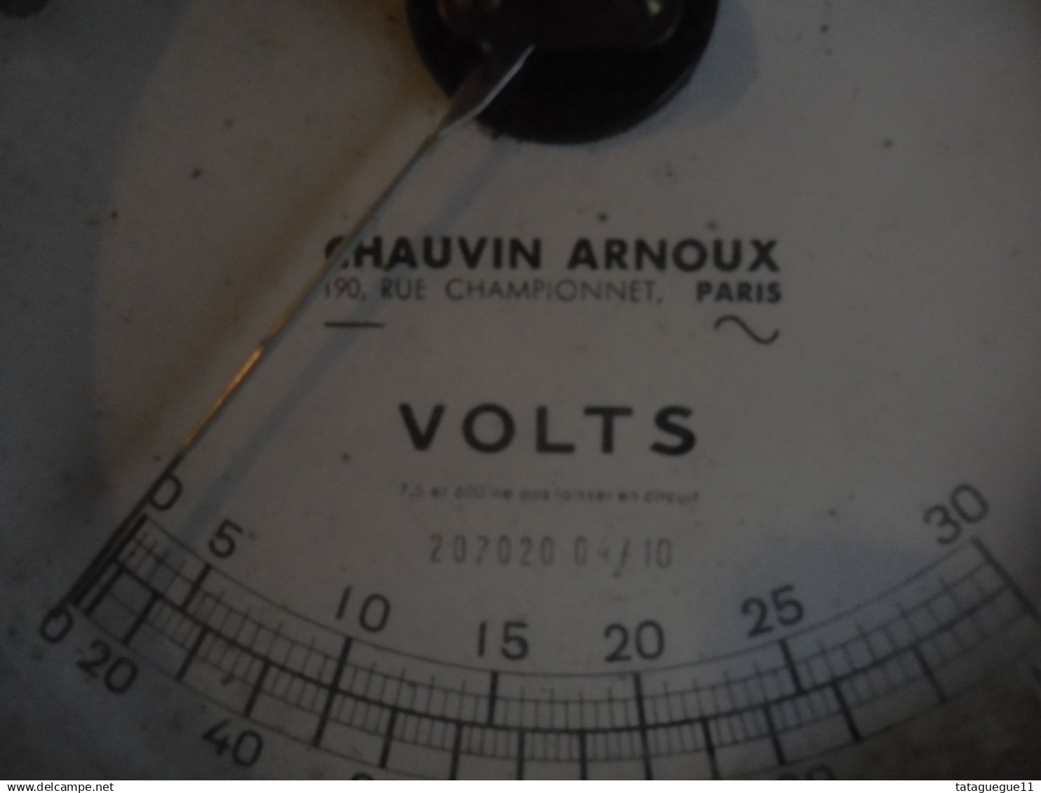 Ancien - Volts/Ampères Mètre Chauvin Arnoux Paris - Other Apparatus